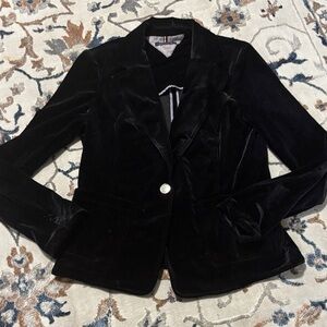 Tommy Hilfiger Black Velvet Women's Blazer